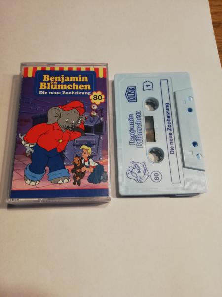 Benjamin Blümchen Folge 80 Die neue Zooheizung Weiß mit Blauen Druck 4.27580 Kiosk (Blaues Cover)